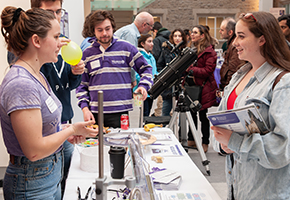 March Break Open House interaction between students